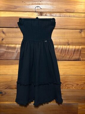 CHANEL Black Ribbed Cashmere skirt